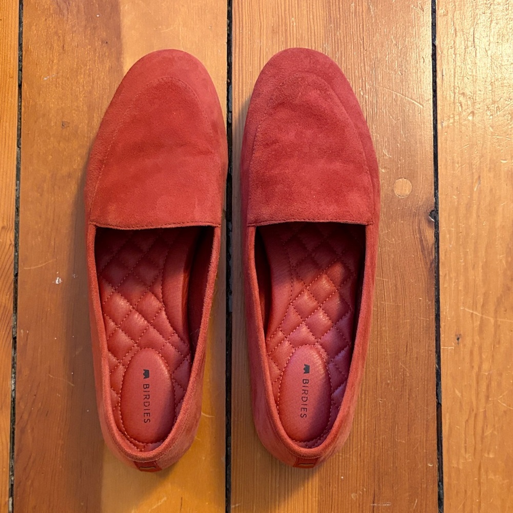 Birdies Women’s Vesper Brick Suede Loafer - Size 9.5